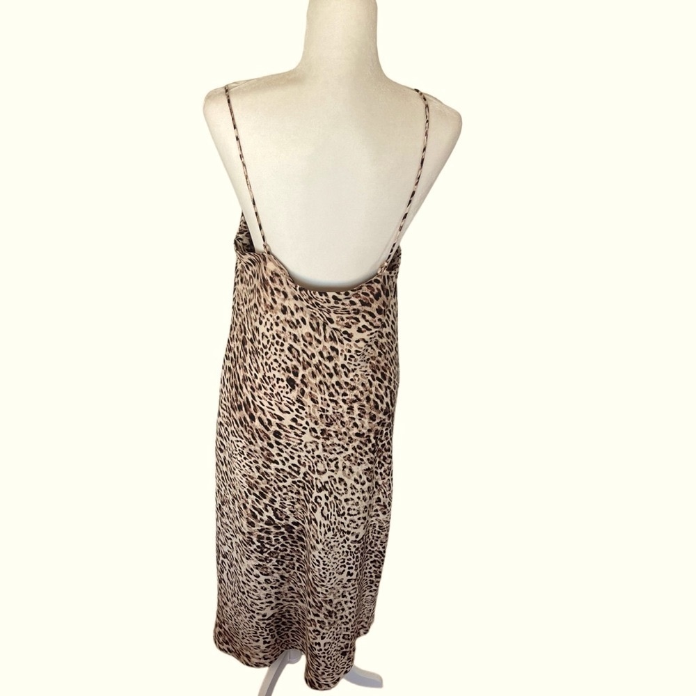Banana Republic Maxi Animal Print Slip Dress Size Medium - Picture 3 of 7